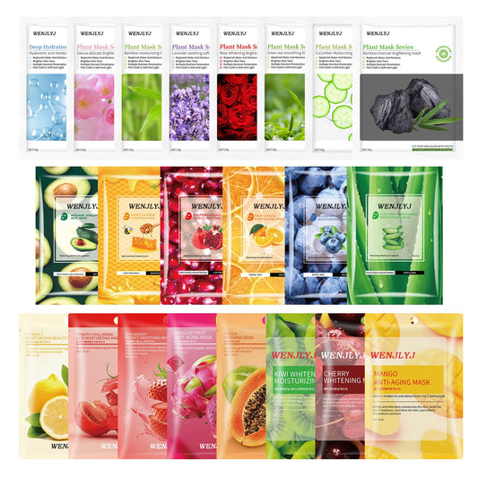 HydraSmooth 22-Piece Facial Mask Set
