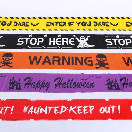 Warning tape roll