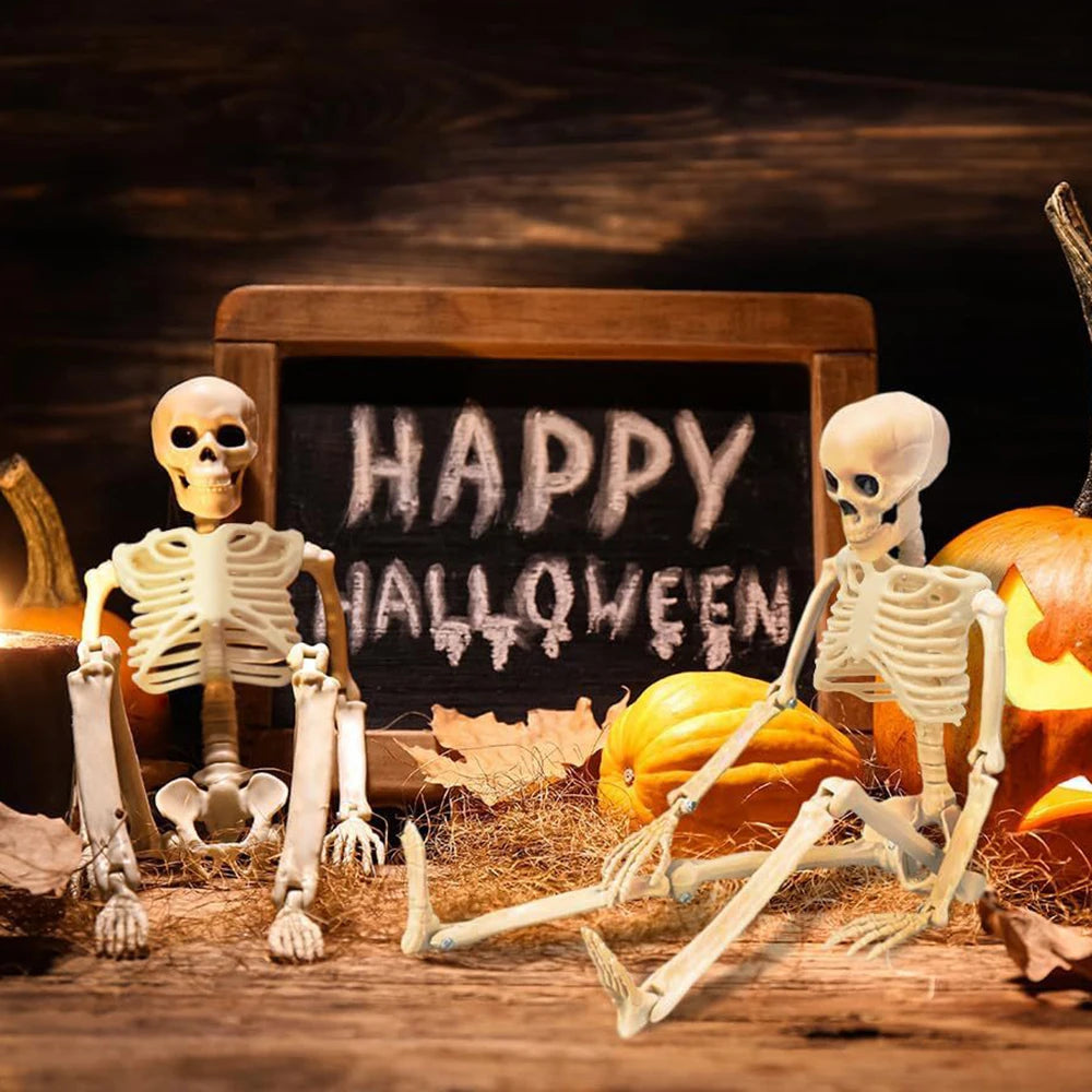 Skeleton in a scene