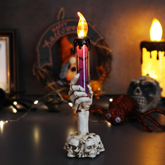 Skeleton Hand Candle Lamp