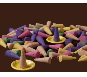Mixed-Scent Incense Cone Tower Box (78 ct)