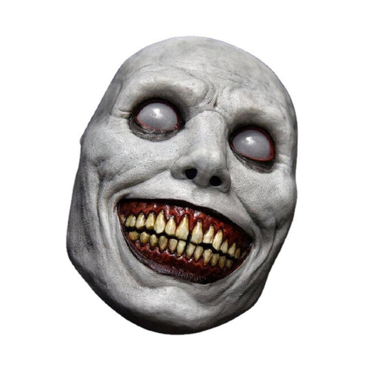 Smiling Demon Latex Mask, White Eyes