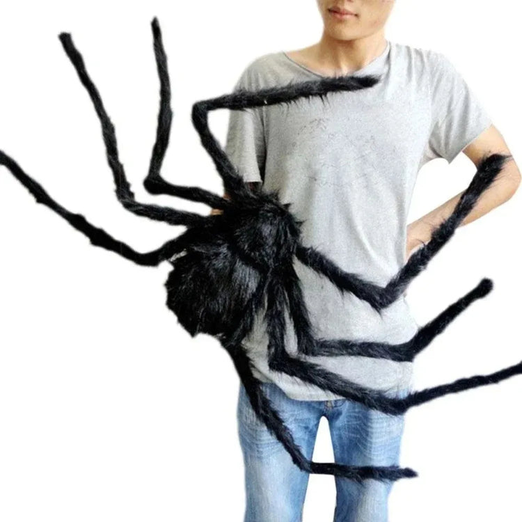 Giant hairy spider Halloween decoration
