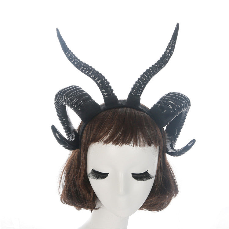 Curved Ram Horn Headband