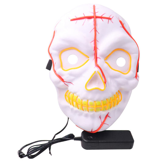 LED Light-Up Bloody Skull Mask
