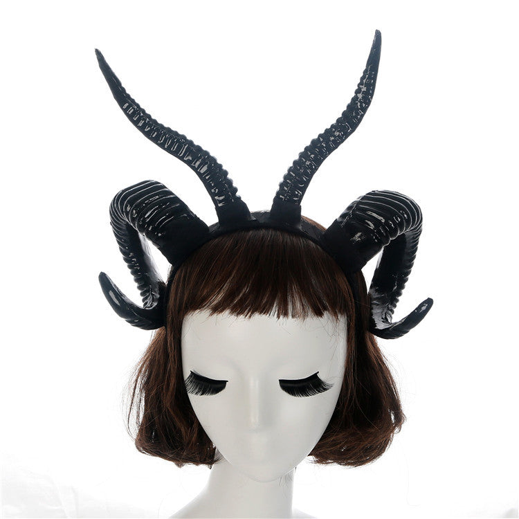 Curved Ram Horn Headband