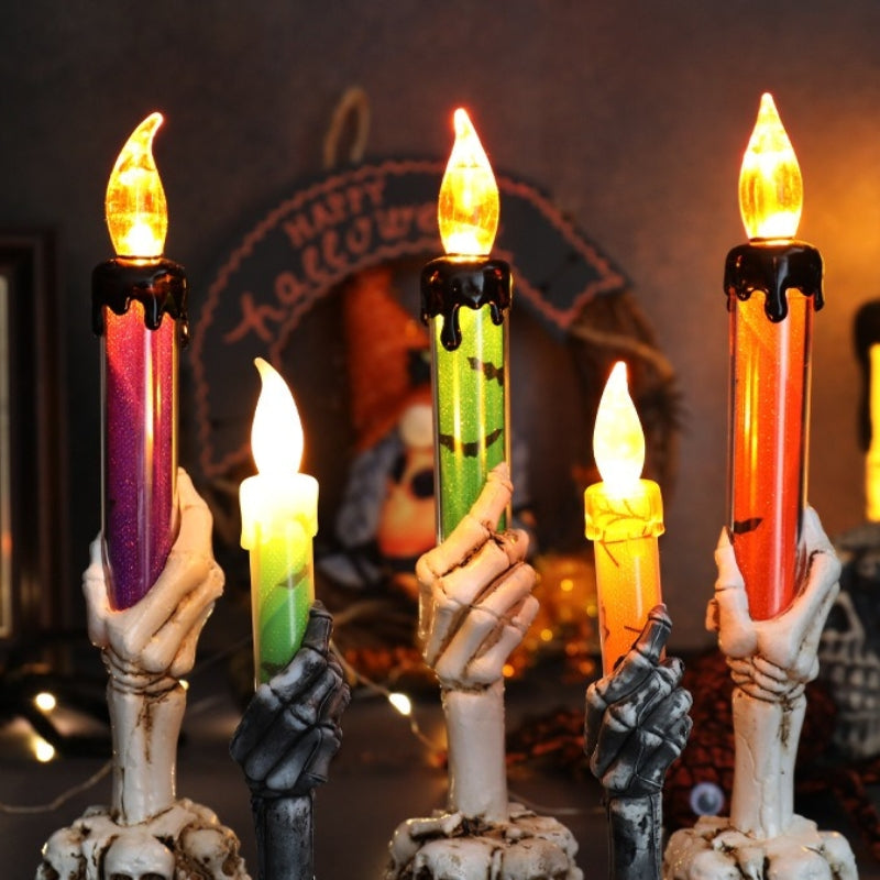 Skeleton Hand Candle Lamp