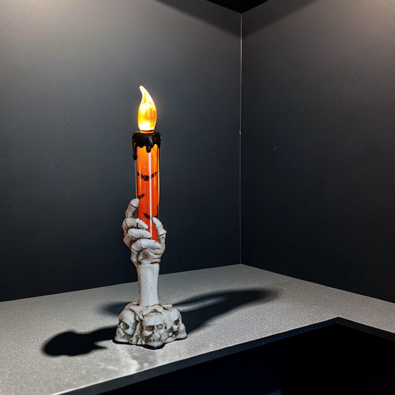 Skeleton Hand Candle Lamp