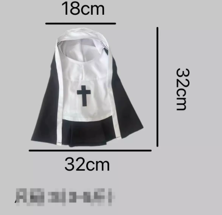 Pet Nun Costume for Small Dogs and Cats