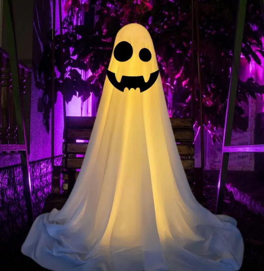 Light-Up Standing Ghost, 85 or 165 cm