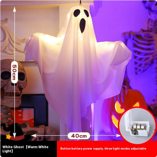 Glowing Hanging Scream Ghost, 20 in