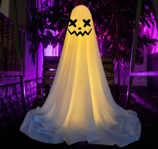 Light-Up Standing Ghost, 85 or 165 cm