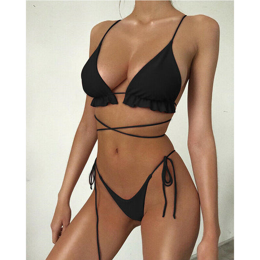 Women's Chic Fringe Bikini Swimsuit