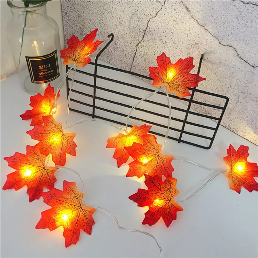 Garland on a mantel