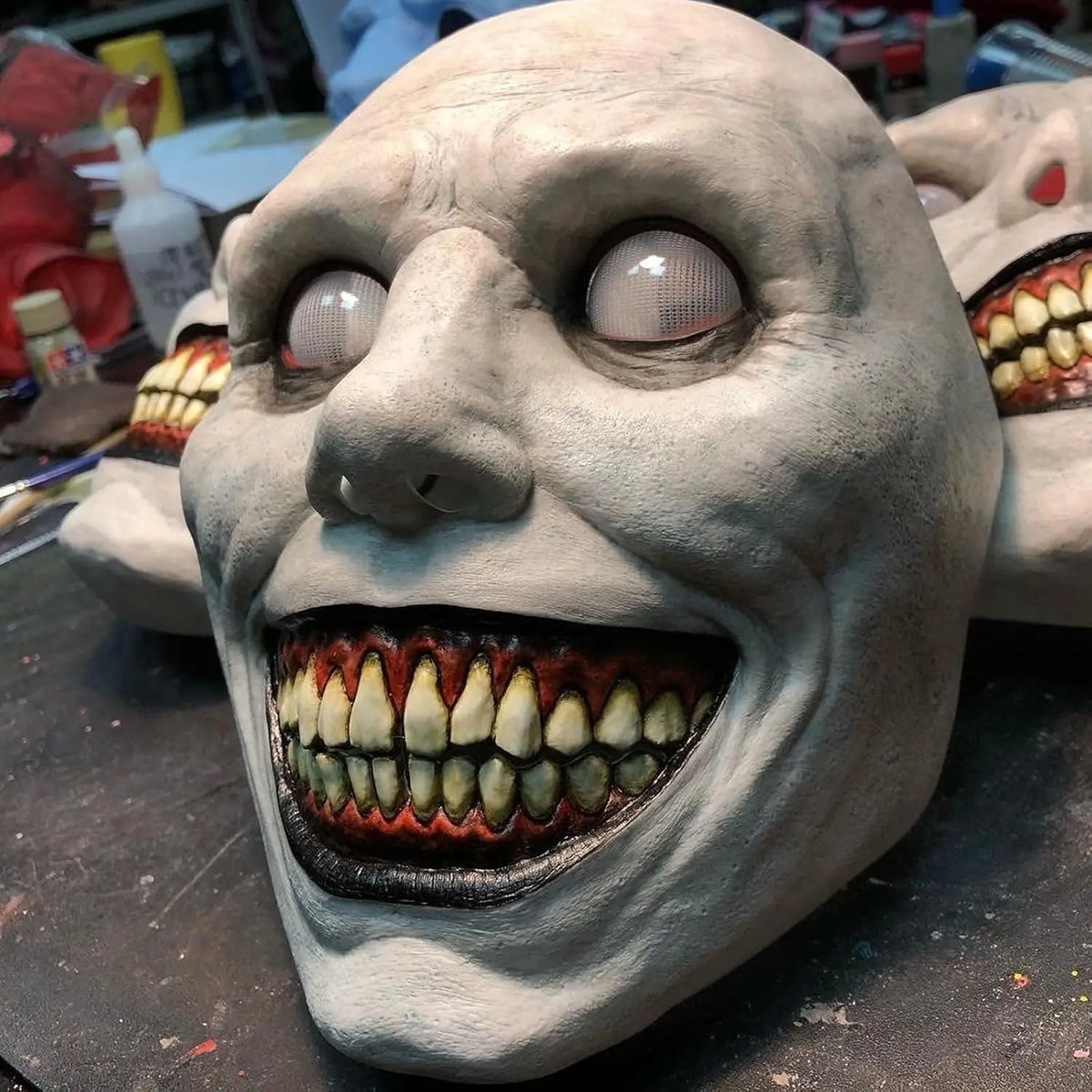 Latex horror mask back strap