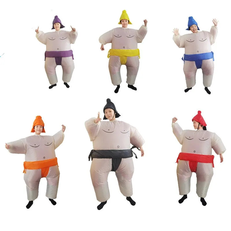 Sumo wrestler inflatable costume
