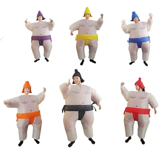 Sumo wrestler inflatable costume