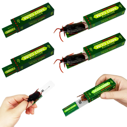 Cockroach chewing gum prank