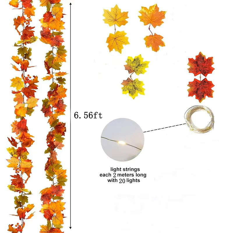 Garland on a table setting