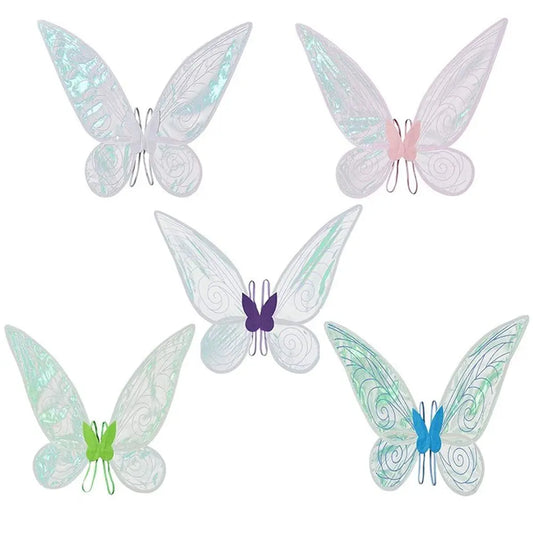 Sparkling butterfly fairy wings in several colors