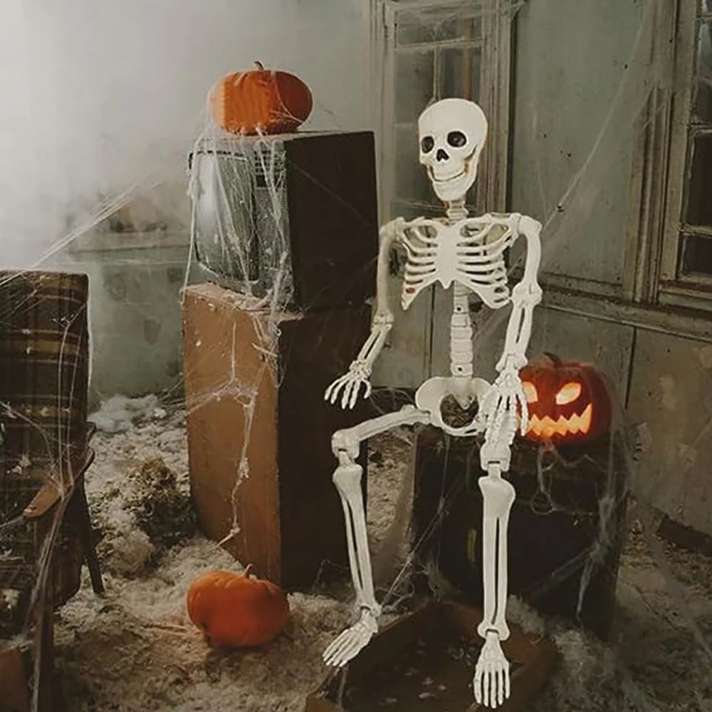 Skeleton held for size