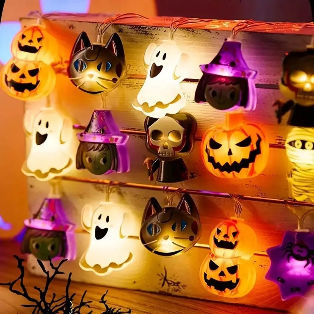 Lights on a mantel