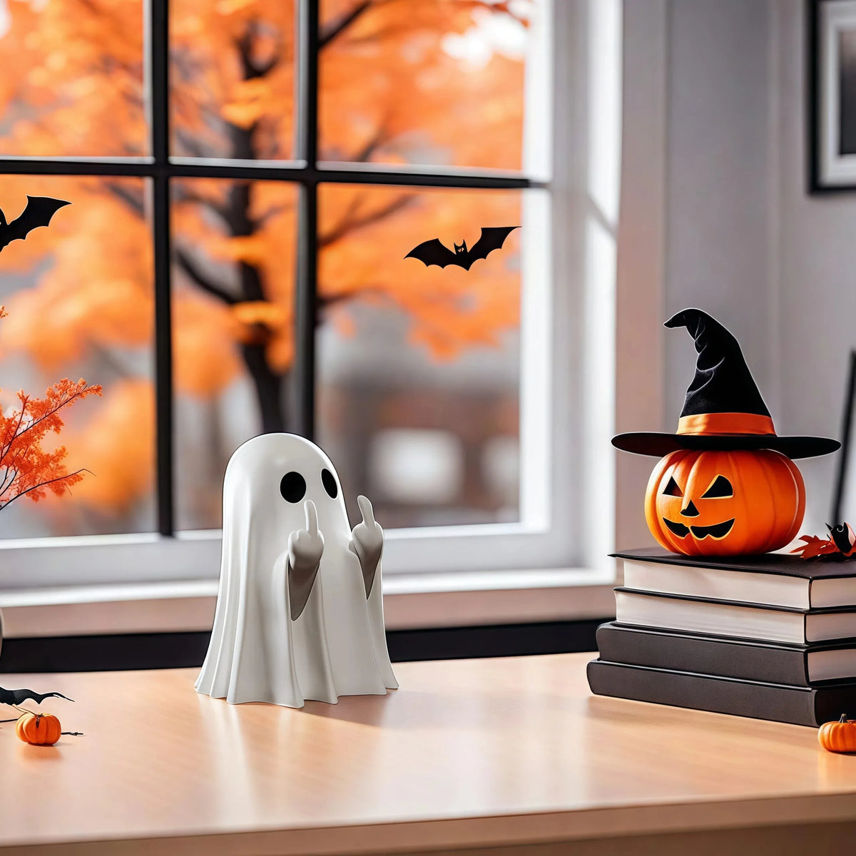 Ghost figurine size reference in hand