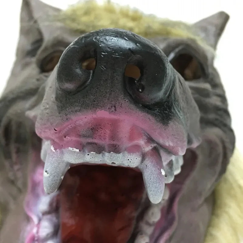 Werewolf mask detail