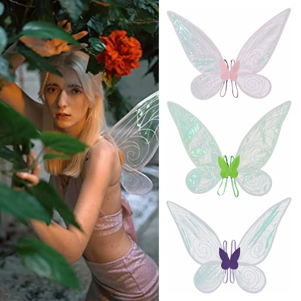 Wing detail with glitter