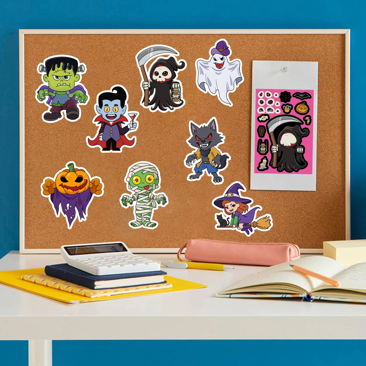 Sticker game in use