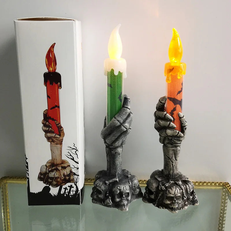 Green candle set