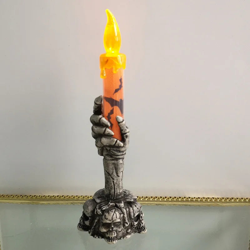 Candles lit on a cake