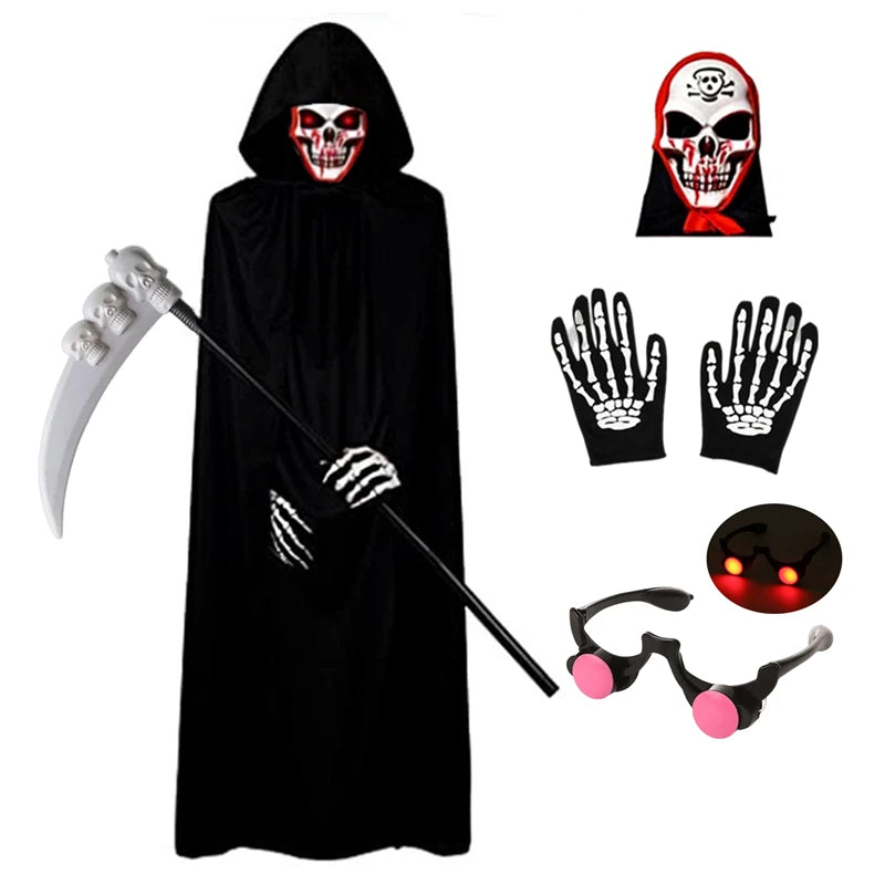 Grim reaper costume, full length