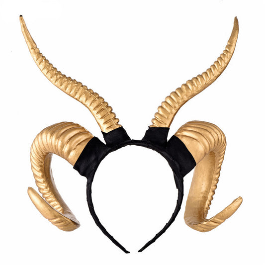 Curved Ram Horn Headband