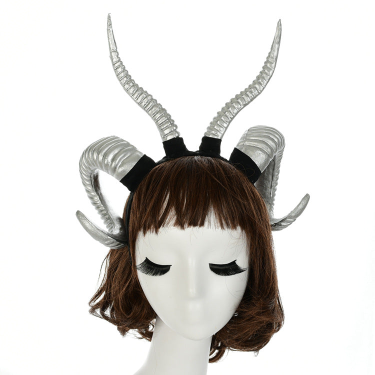 Curved Ram Horn Headband