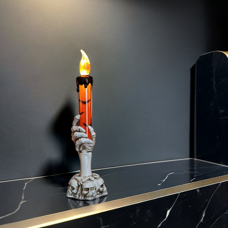 Skeleton Hand Candle Lamp