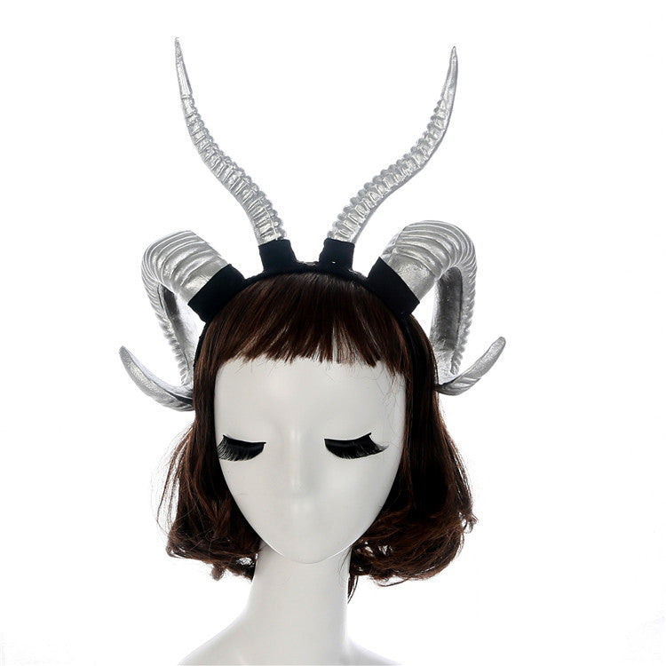Curved Ram Horn Headband
