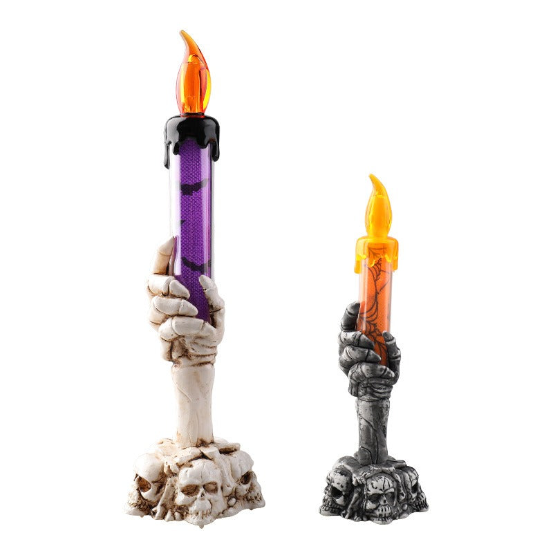 Skeleton Hand Candle Lamp