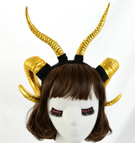 Curved Ram Horn Headband