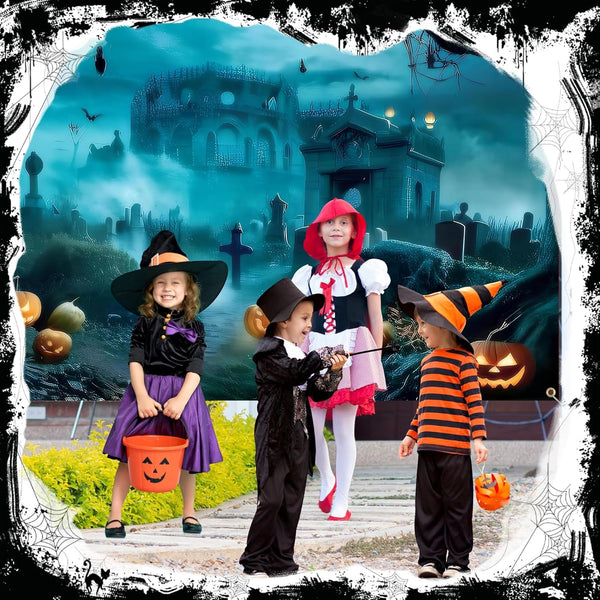 Halloween Garage Door Cover, Single or Double Door
