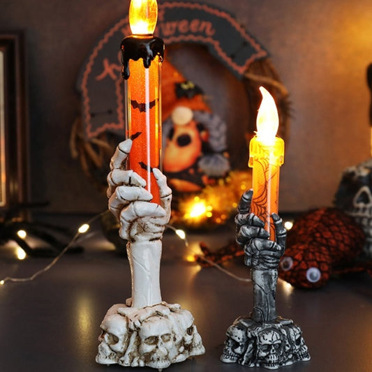 Skeleton Hand Candle Lamp