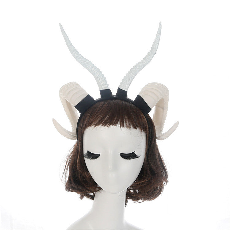 Curved Ram Horn Headband