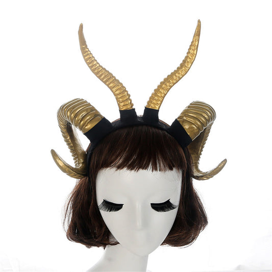 Curved Ram Horn Headband