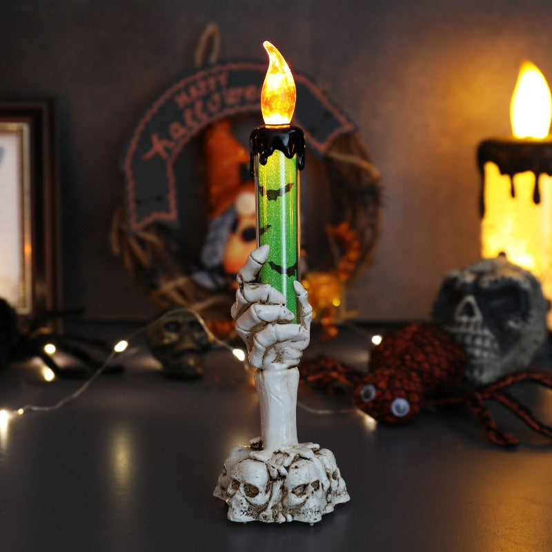 Skeleton Hand Candle Lamp