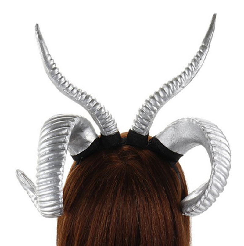 Curved Ram Horn Headband