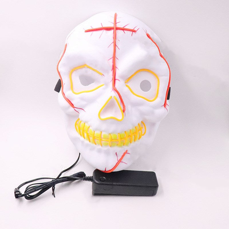 LED Light-Up Bloody Skull Mask